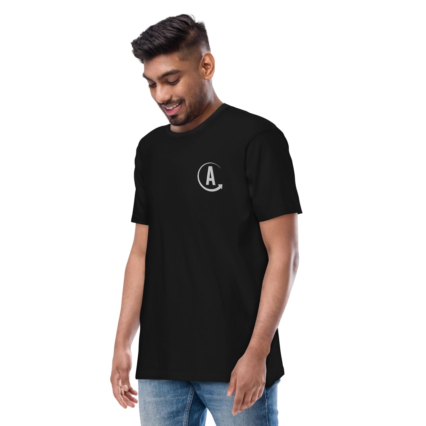Men's Black Premium Approach Tee