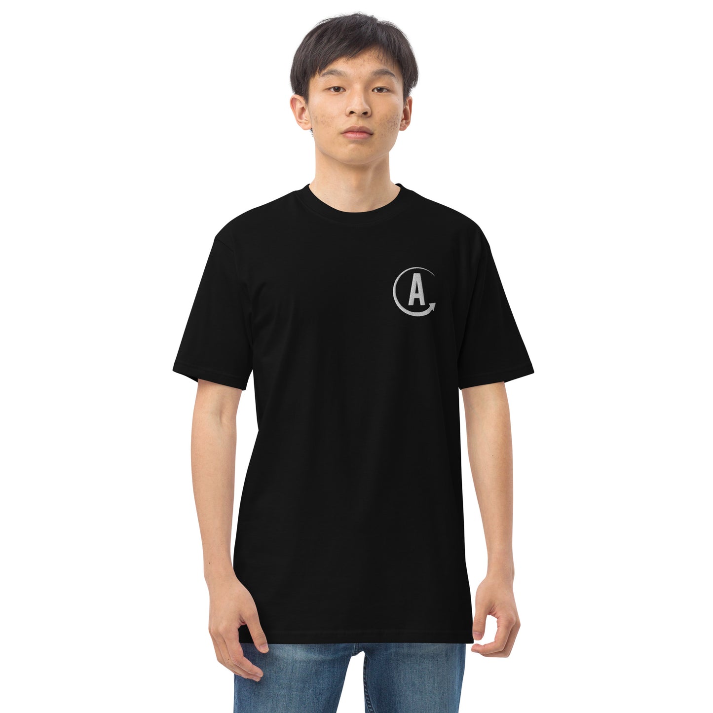 Men's Black Premium Approach Tee